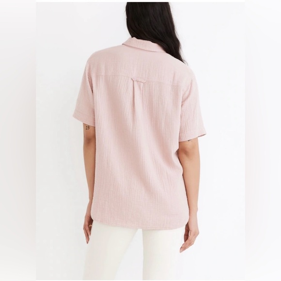 Madewell button up shirt Size:M light pink 100% Cotton - Picture 4 of 16